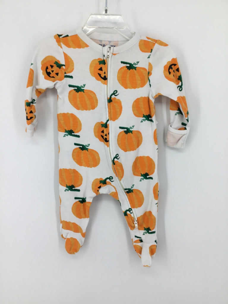 Old Navy Child Size 3-6 Months Orange Halloween Sleeper