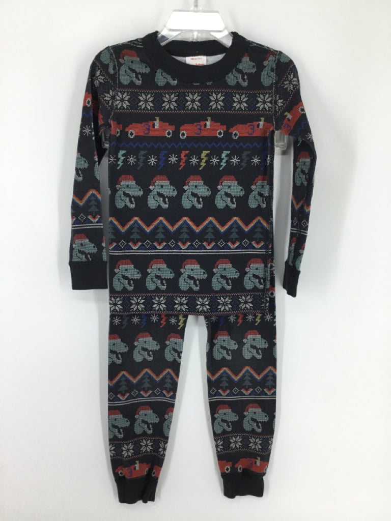 Hanna Andersson Child Size 4 Black Christmas Pajamas