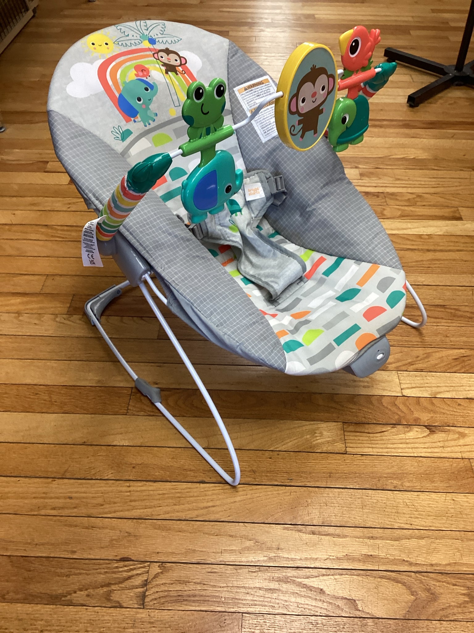 Bright Starts Playful Paradise Vibrating Baby Bouncer