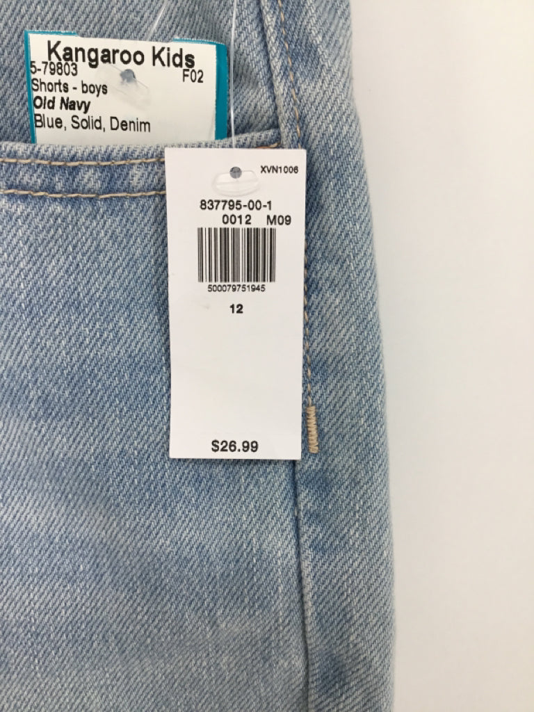 Old Navy Child Size 12 Blue Solid Shorts - boys