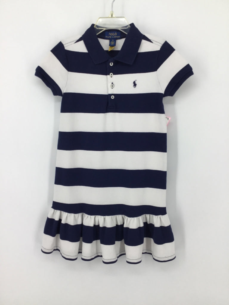 Ralph Lauren Child Size 5 Navy Dress - girls