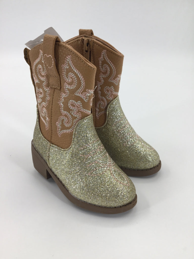 First Steps Child Size 5 Toddler Tan Boots