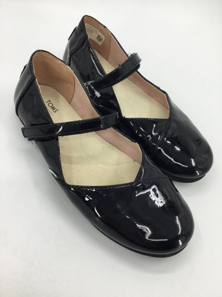 Toms Child Size 5.5 Youth Black Dress Shoes