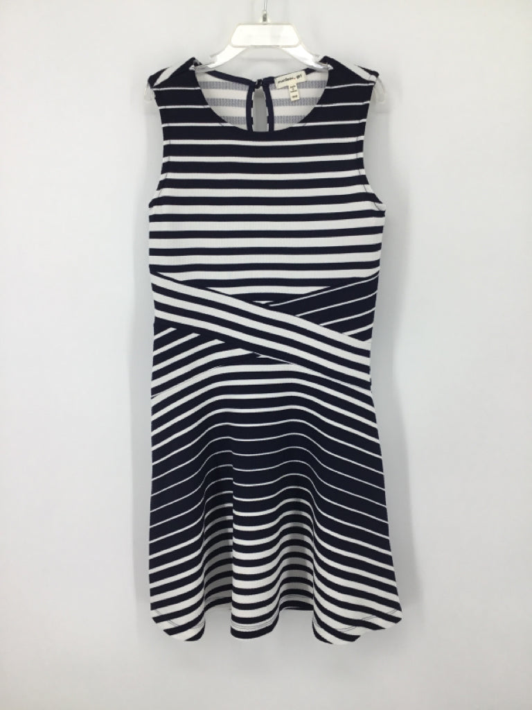 Monteau Child Size 7 Navy Dress - girls