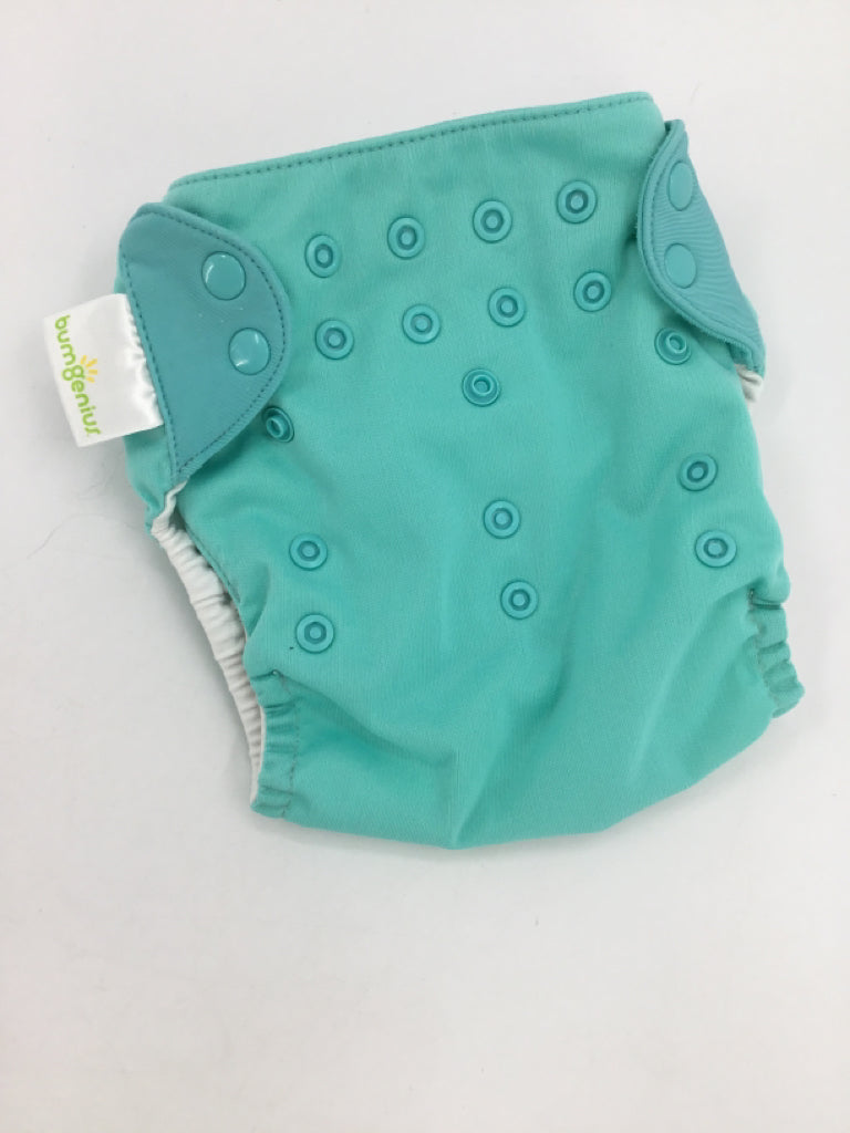 Bum Genius Child Size One Size Blue Solid Pocket Cloth Diaper