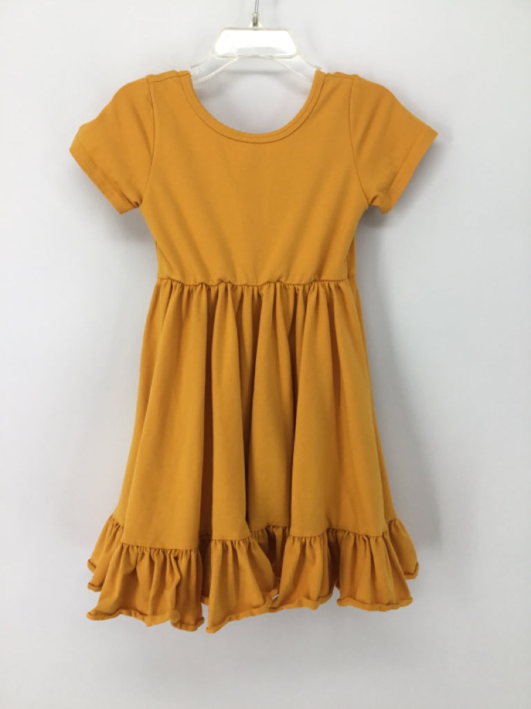 Girlhood Child Size 5 Yellow Dress - girls