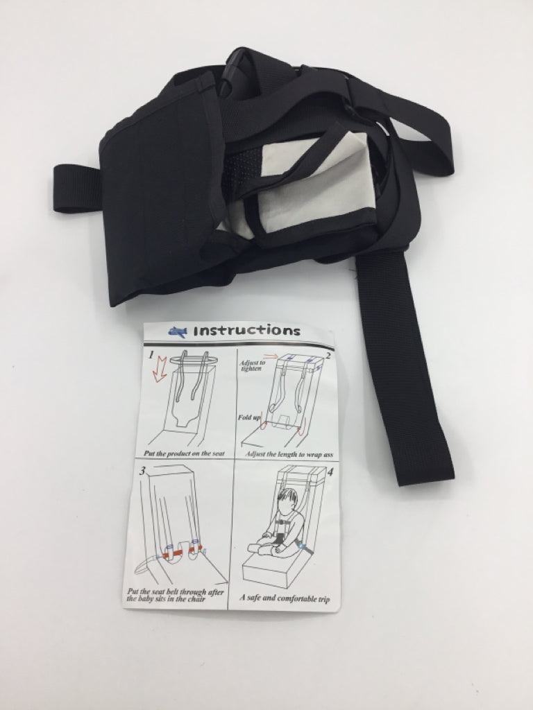 Black Portable Strap on High Chair
