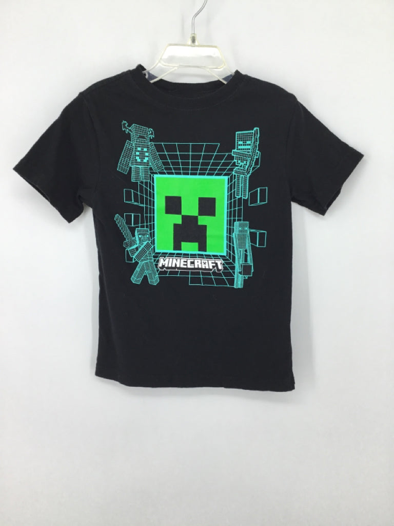 Minecraft Child Size 4 Black Character T-shirt - boys