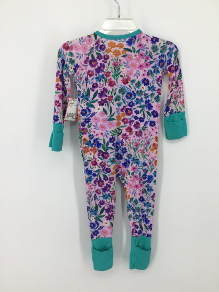 Little Sleepies Child Size 3-6 Months Pink Pajamas - girls