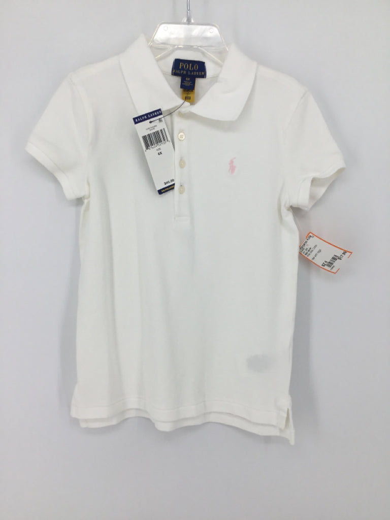 Ralph Lauren Child Size 6 White Shirt - girls