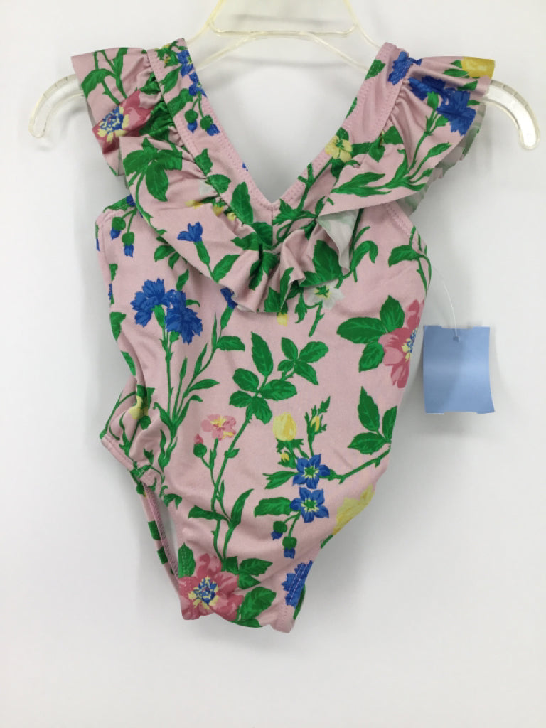Janie and Jack Child Size 6-12 Months Pink Swimwear - girls
