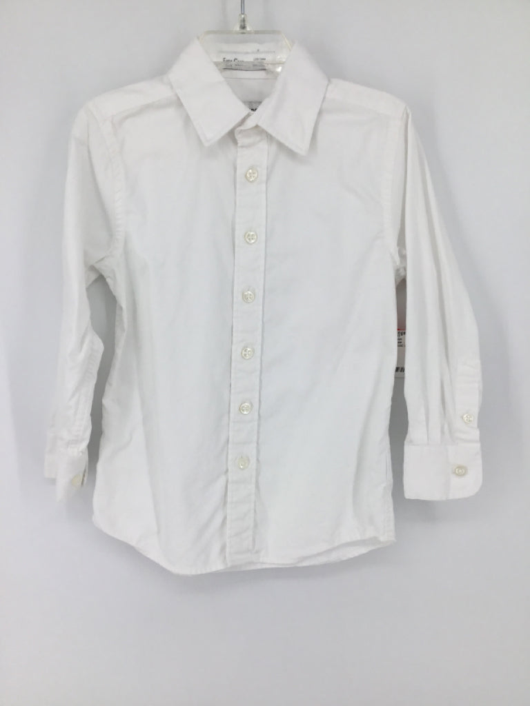 Nordstrom Child Size 4 White Solid Shirt - boys
