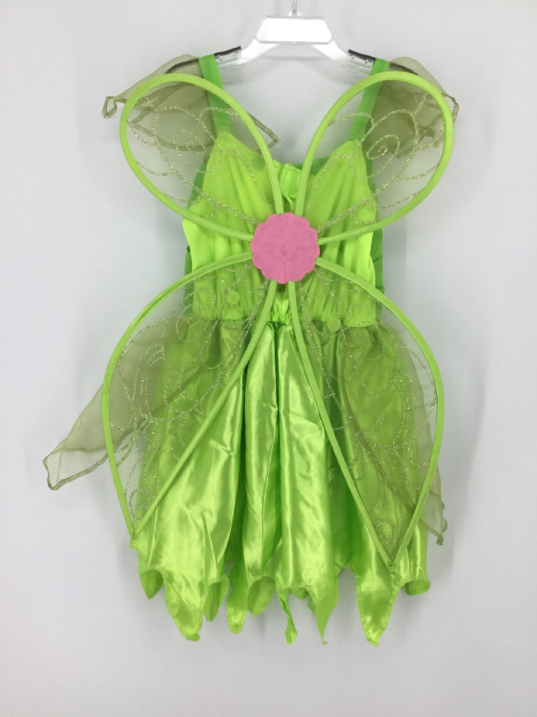 Disney Child Size 7 Green Tinkerbell Halloween Costume