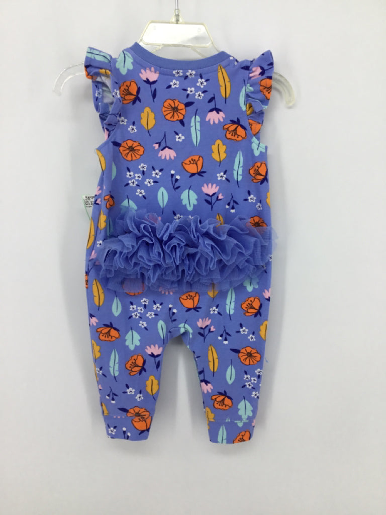 Cat & Jack Child Size 0-3 Months Purple Outfit - girls