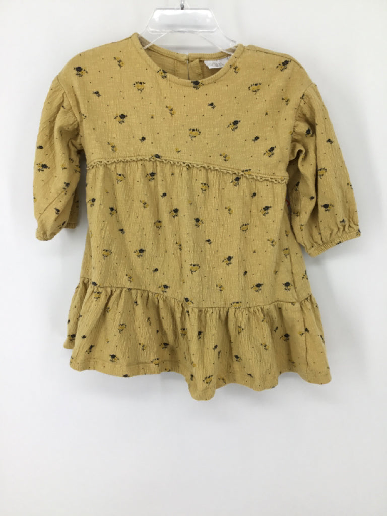 Zara Child Size 18-24 Months Yellow Dress - girls