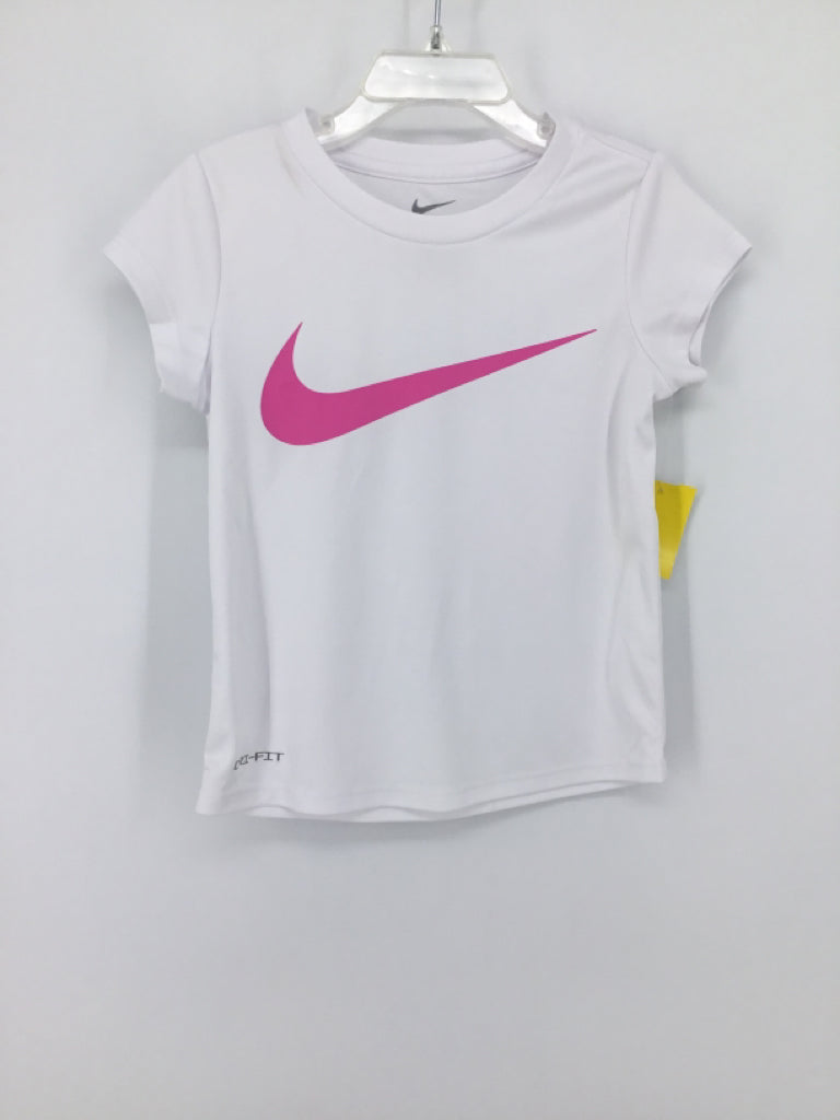 Nike Child Size 4 White T-shirt - girls