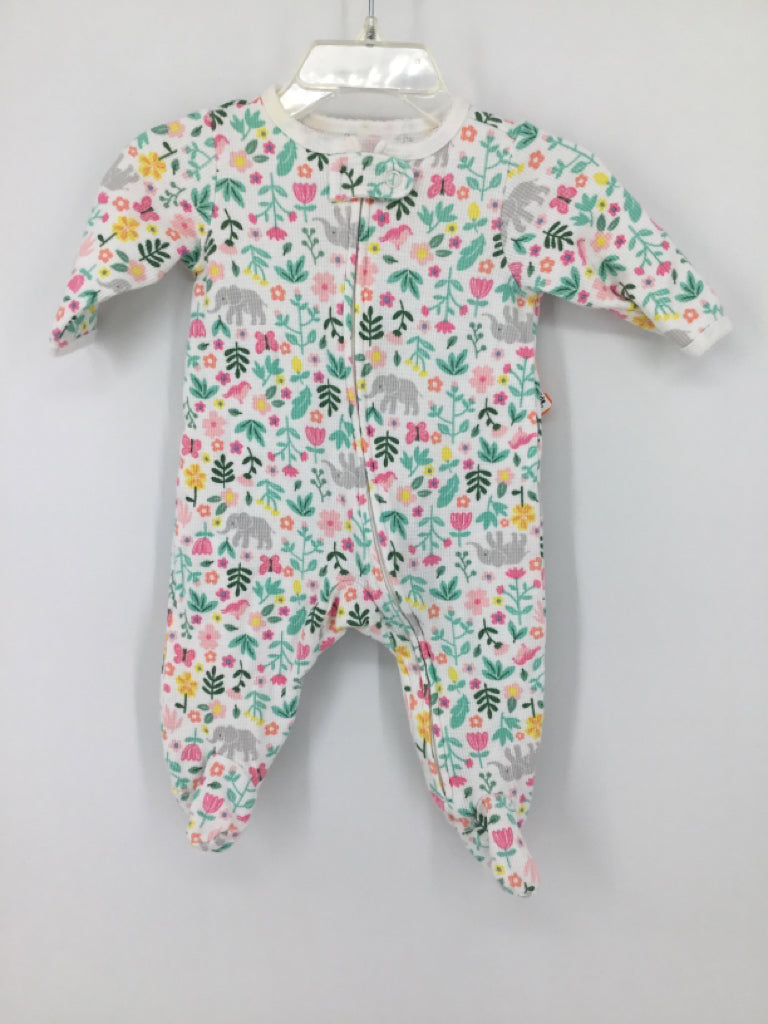 Carter's Child Size 3 Months Multi-Color Sleepers