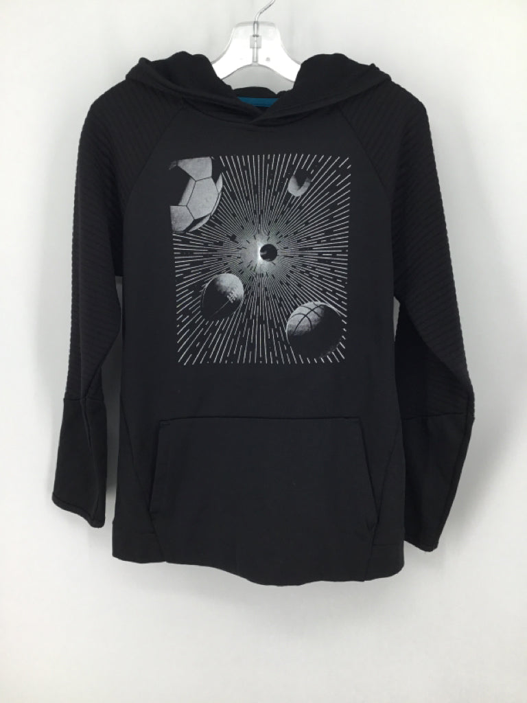 Old Navy Active Child Size 10 Black screen printed Sweatshirt - boys