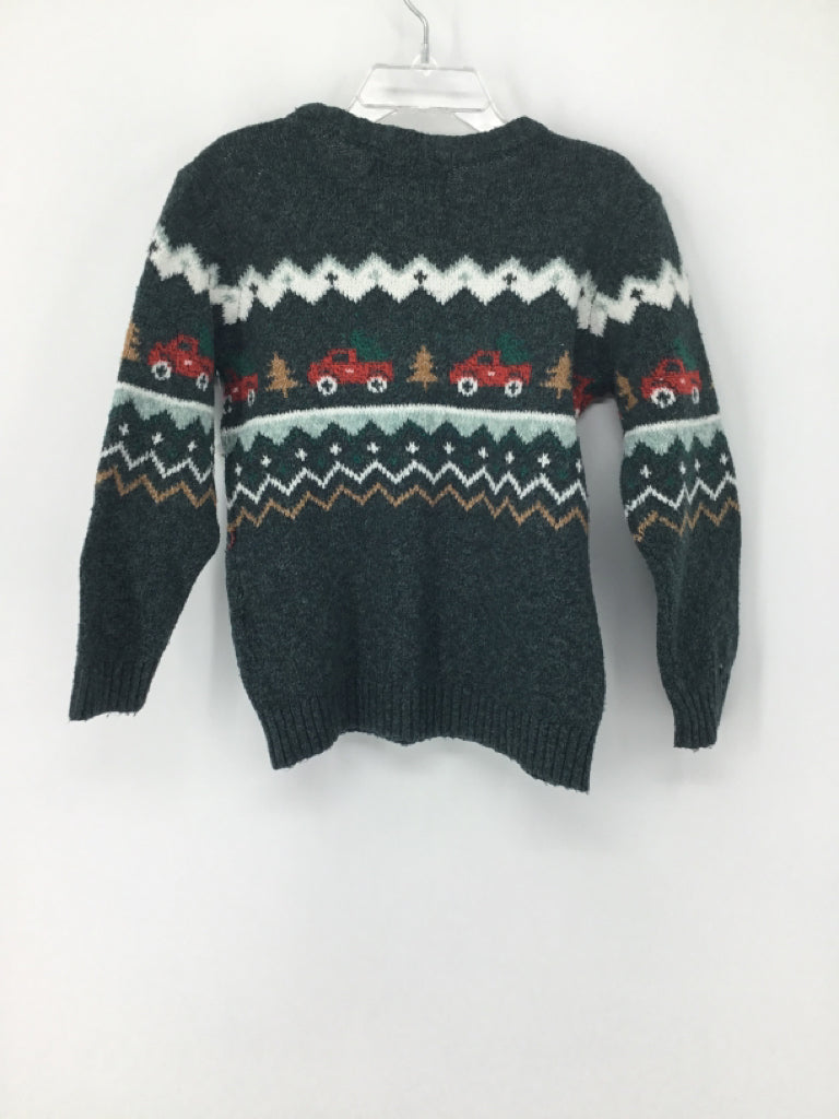 Old Navy Child Size 4 Green Christmas Sweater