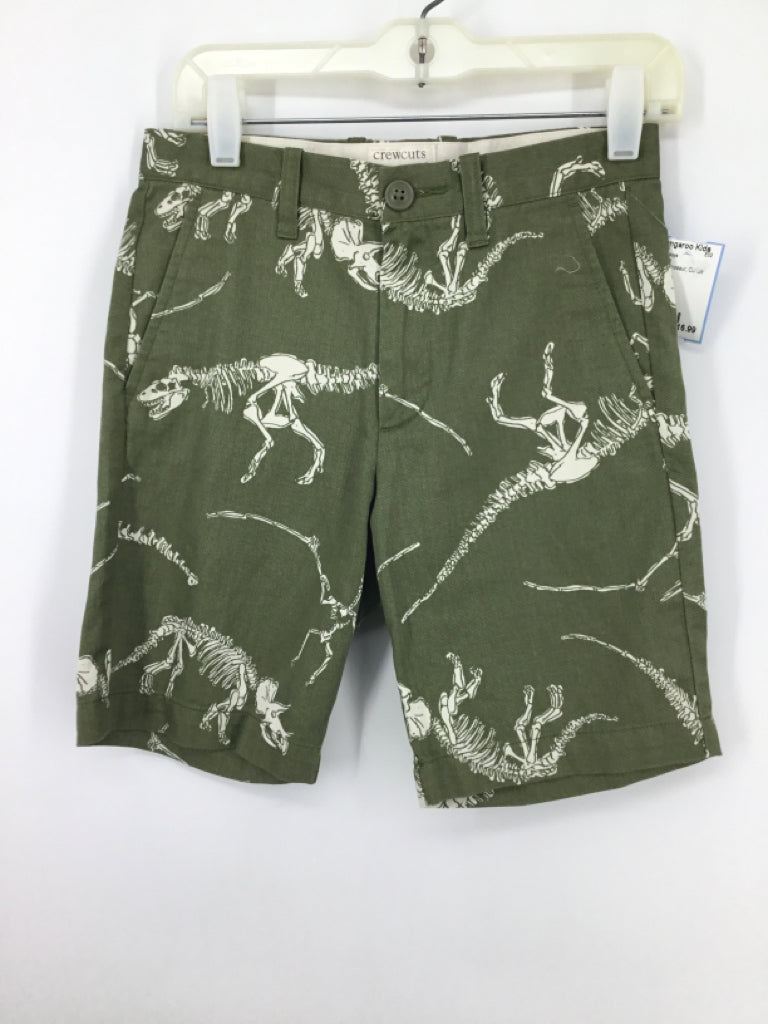 Crewcuts Child Size 8 Green Dinosaur Shorts - boys