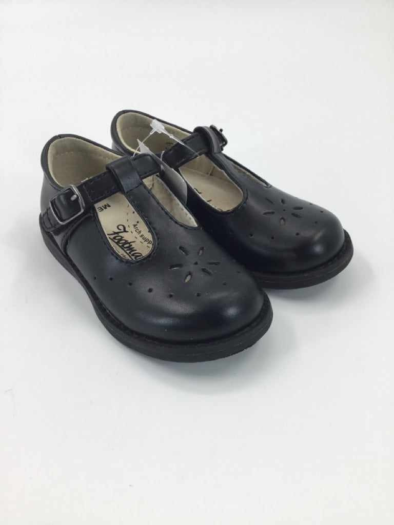 Footmates Child Size 8.5 Toddler Black Dress Shoes
