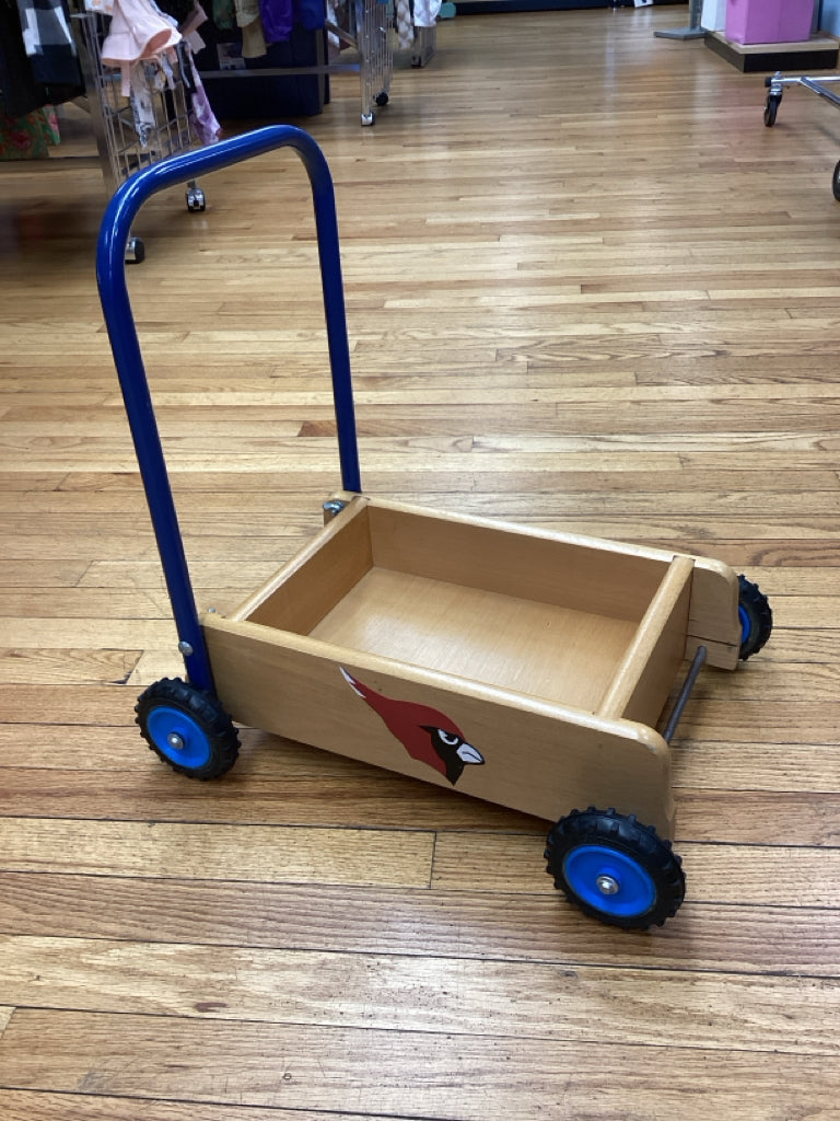Wooden Push Cart Walker Toy
