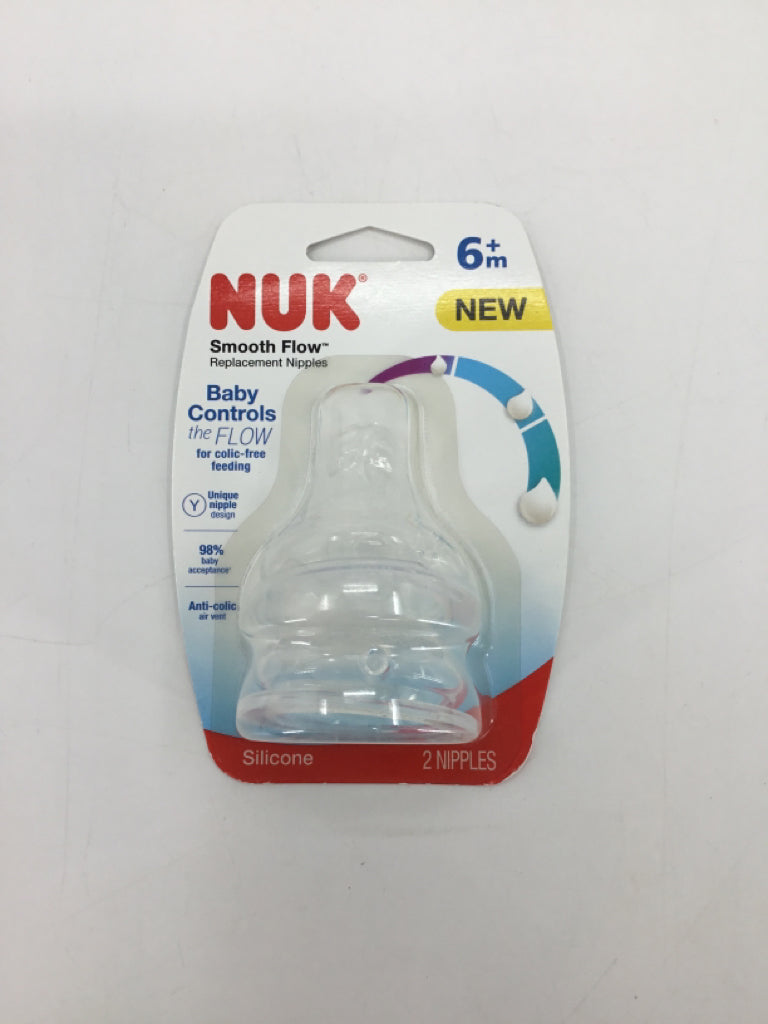 Nuk Smooth Flow Replacement Nipples - 2 pcs