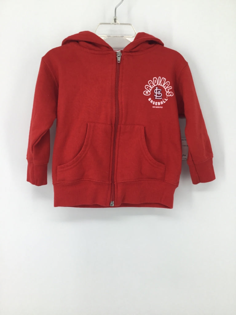 Rabbit Skins Child Size 18 Months Red Hoodie - girls