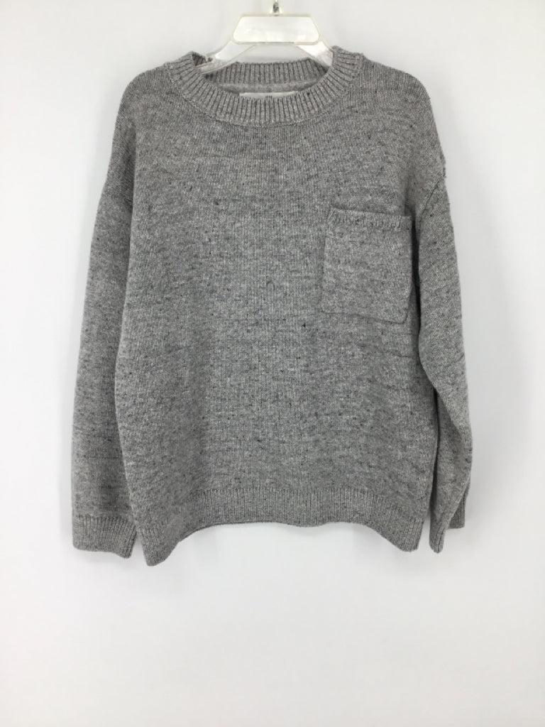 H & M Child Size 6 Gray Speckled Sweater - boys