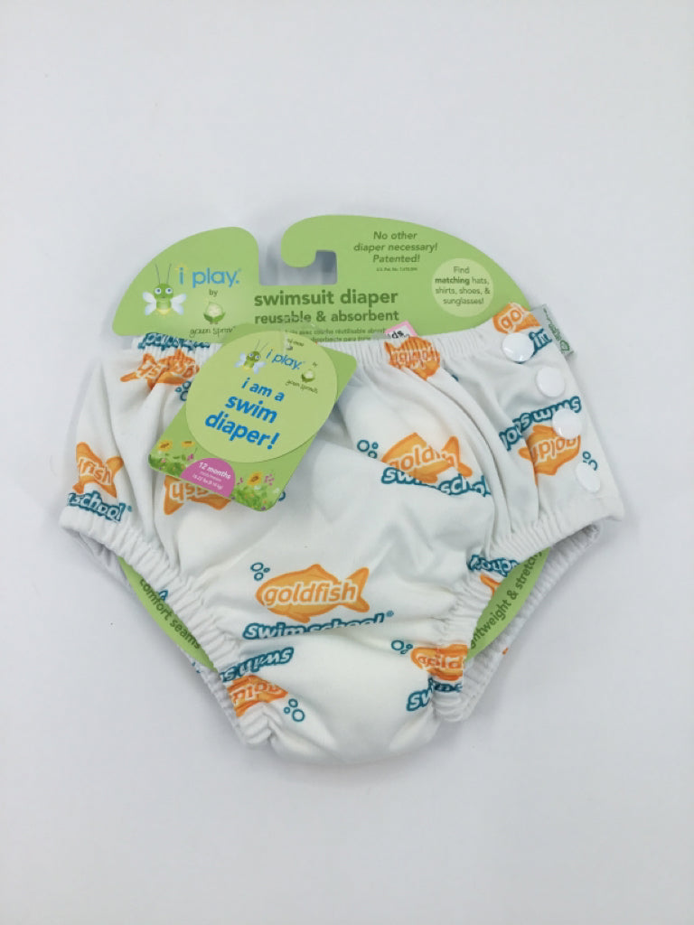 i play Child Size 12 Months White Swimwear - girls