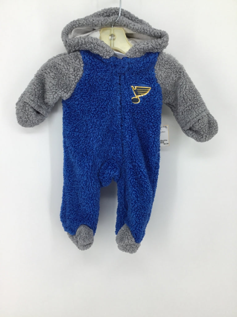 NHL Child Size 0-3 Months Blue Solid Outerwear - boys