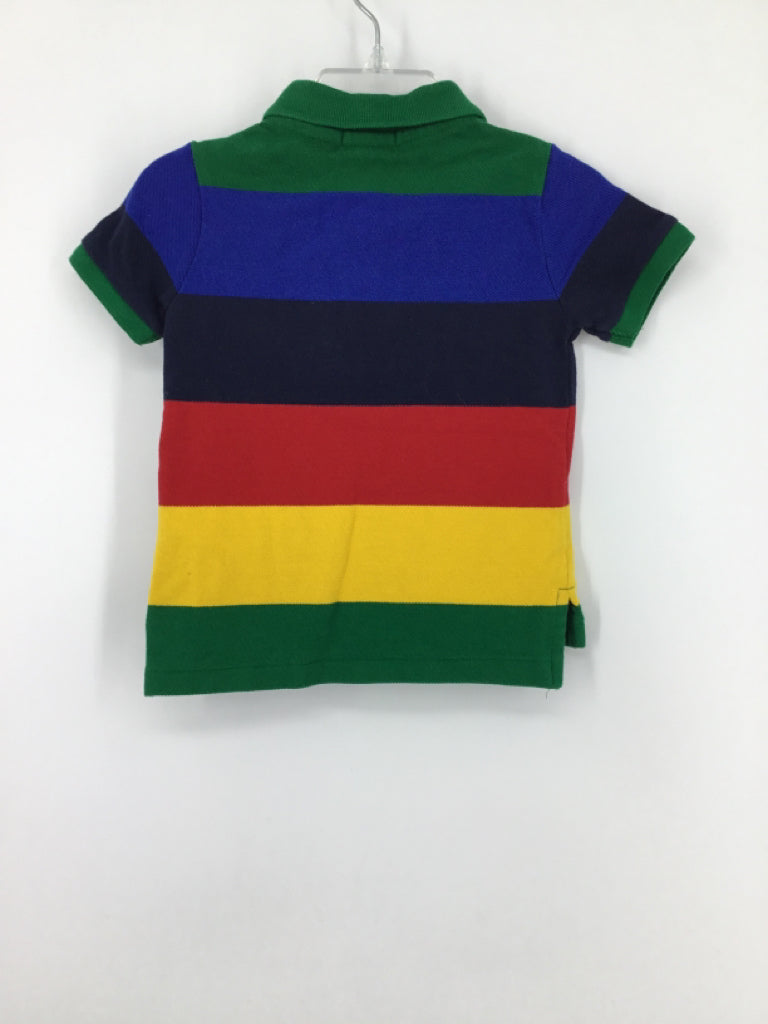 Ralph Lauren Child Size 12 Months Multi-Color Stripe Shirt - boys