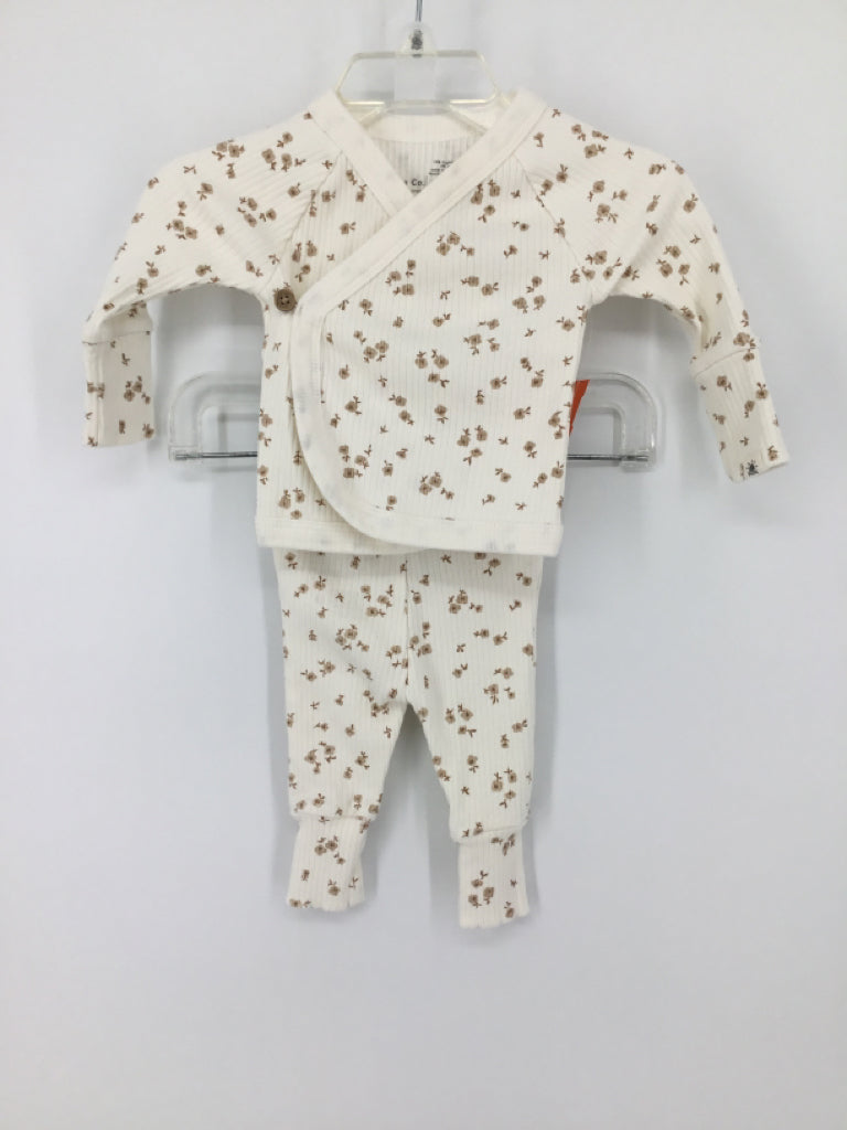 Little Co Child Size Newborn White Outfit - girls