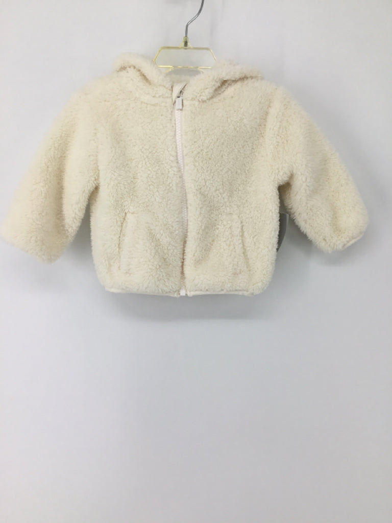 Old Navy Child Size 6-12 Months White Solid Hoodie - boys