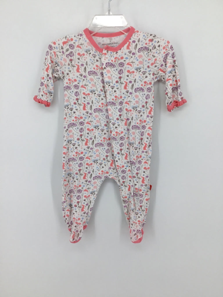 Magnetic Me Child Size 0-3 Months Pink Sleepers