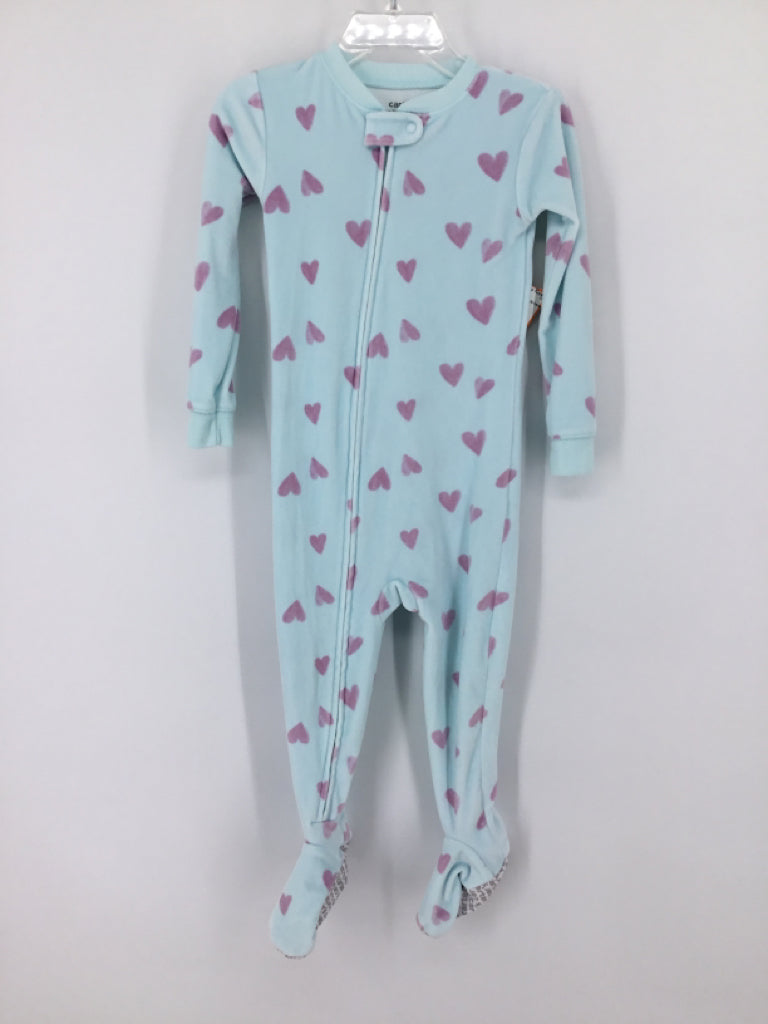 Just One You Made by Carters Child Size 2 Toddler Blue Sleepers