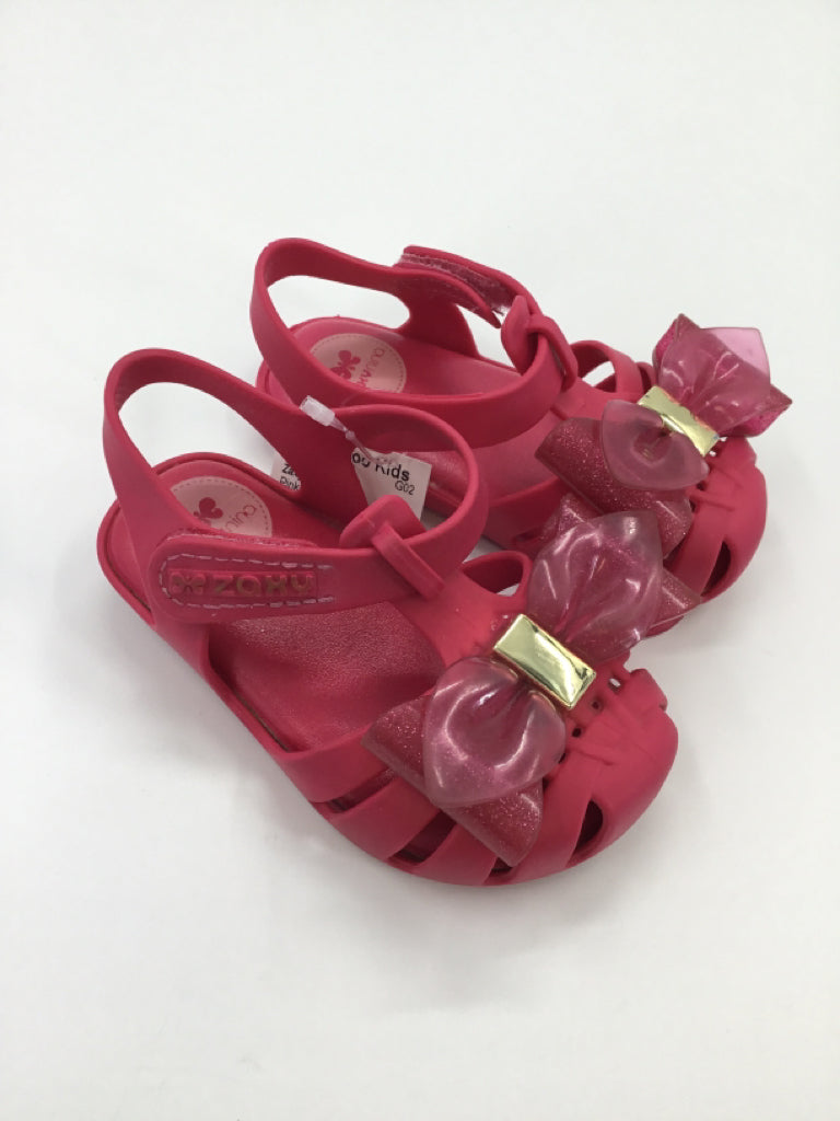 Zaxy Nina Child Size 6 Toddler Pink Sandals/Flip Flops