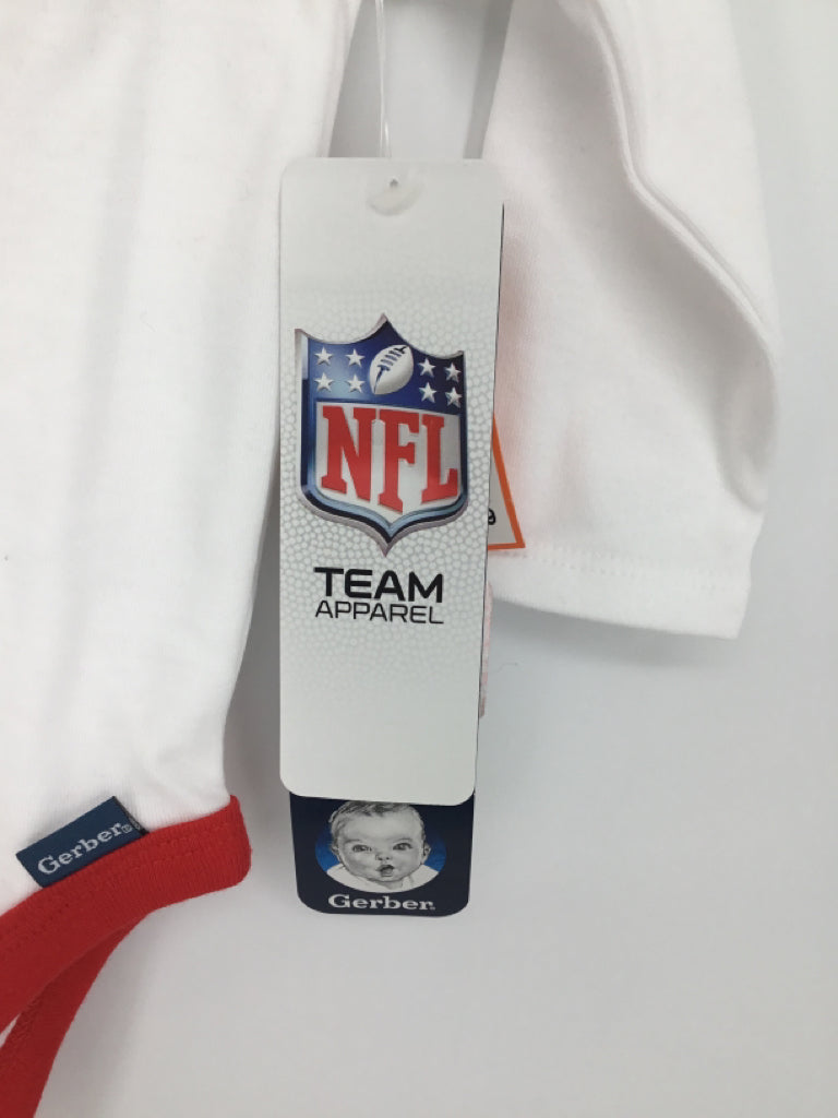 NFL Child Size 3-6 Months Red Sports Outfit - boys