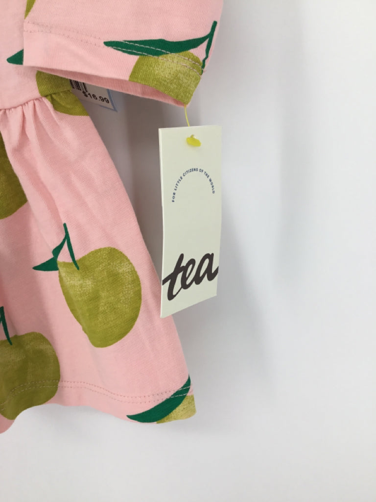 Tea Child Size 6-9 Months Pink Dress - girls