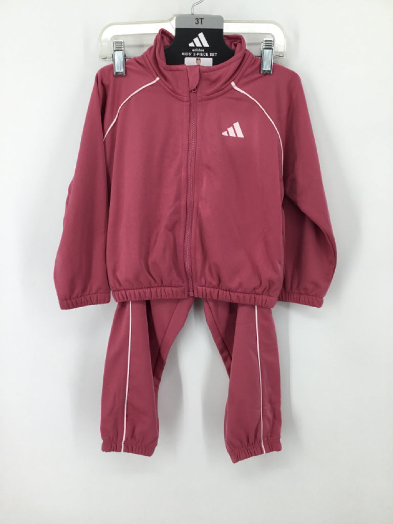Adidas Child Size 3 Pink Outfit - girls
