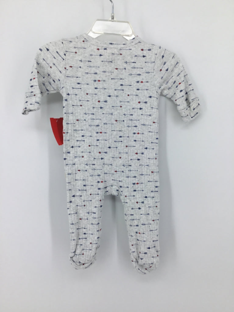 Rabbit + Bear Child Size 0-3 Months Gray Sleepers