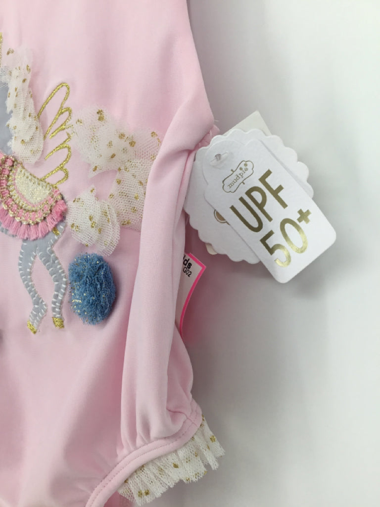 Mudpie Child Size 9-12 Months Pink Swimwear - girls