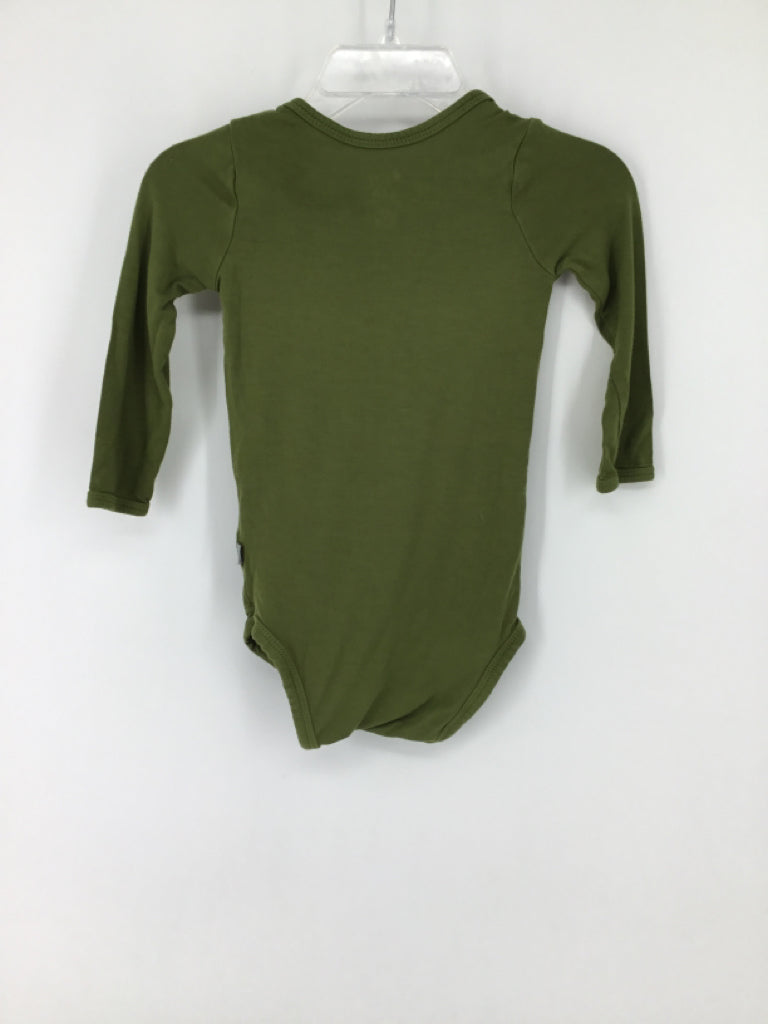 Kyte Child Size 6-12 Months Green Onesie