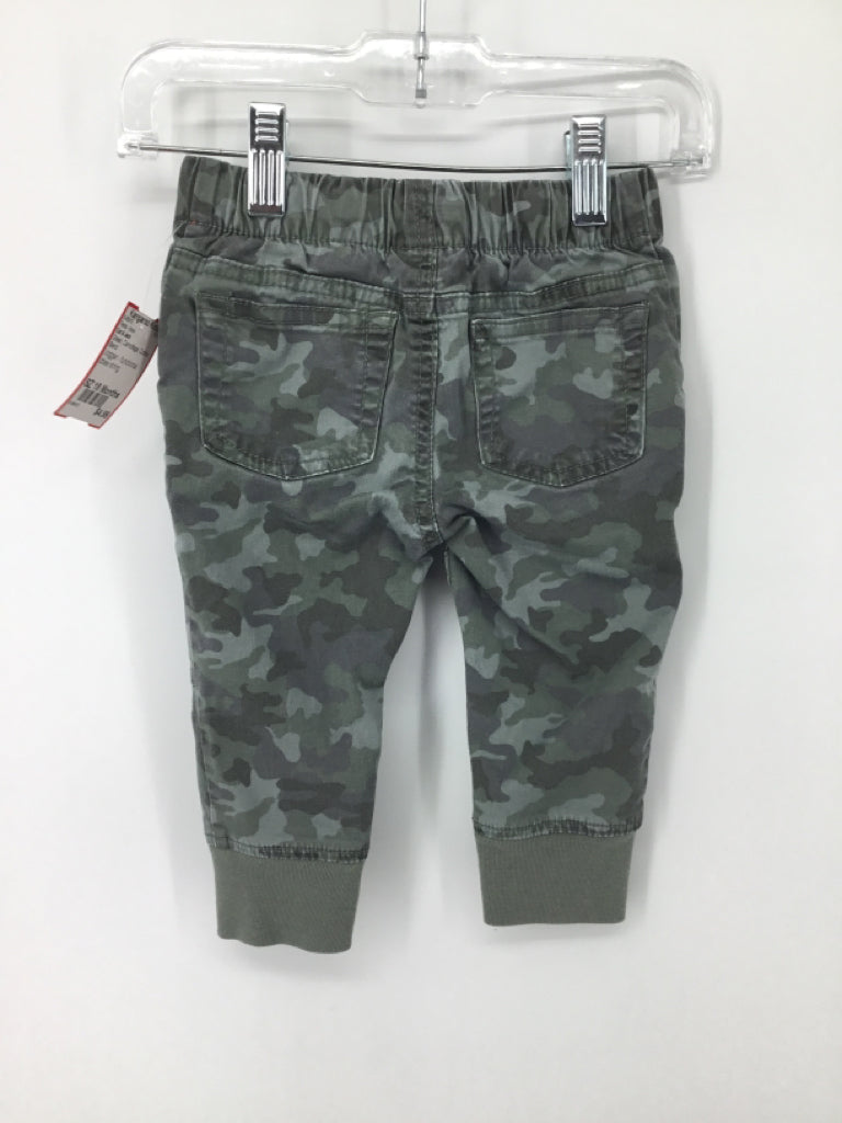 Cat & Jack Child Size 18 Months Green Camoflage Pants - boys