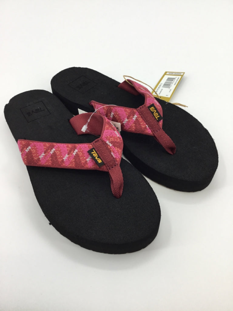 Teva Child Size 6 Youth Black Sandals/Flip Flops