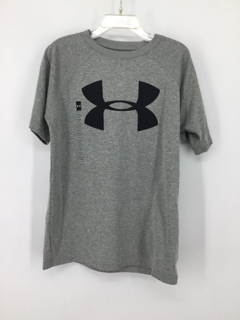 Under Armour Child Size 6 Gray screen printed T-shirt - boys