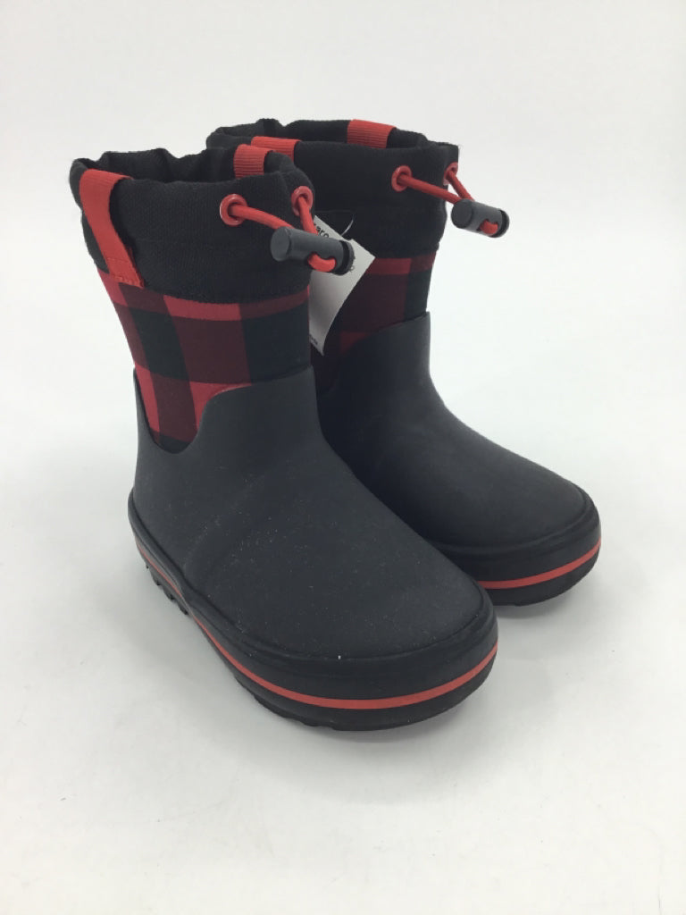Cat & Jack Child Size 7 Toddler Red Rain/Snow Boots