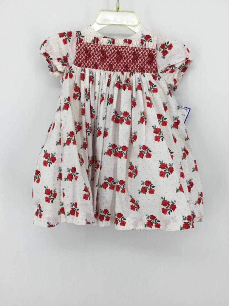 Janie and Jack Child Size 6-12 Months Red Dress - girls