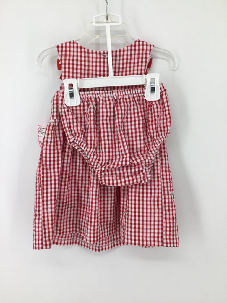 Counting Dasies Child Size 18 Months Red Dress - girls