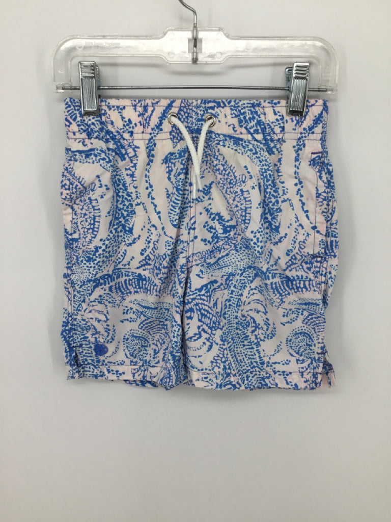 Lilly Pulitzer Child Size 6 Blue Print Swimwear - boys